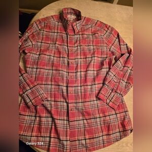 Mens L Southern Tide 100% Cotton Flannel Shirt